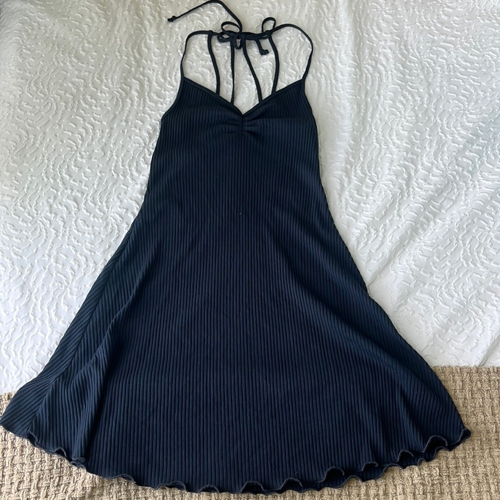 Abercrombie & fitch navy blue sun dress size xs